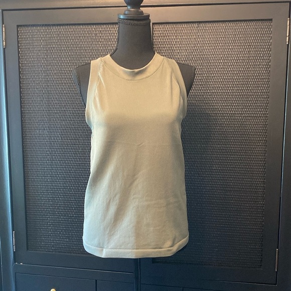 Athleta Racer Back High Neck Workout Tank Top - Picture 1 of 4